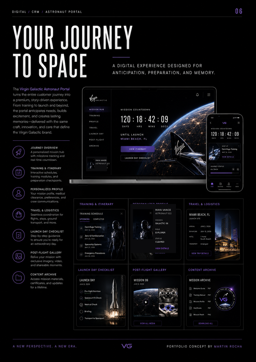 Journey to space digital portal
