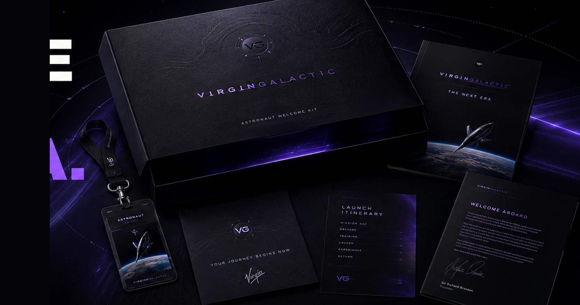 Astronaut welcome kit concept